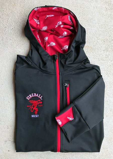 Custom Apparel for an Original Brand Fireball Whisky